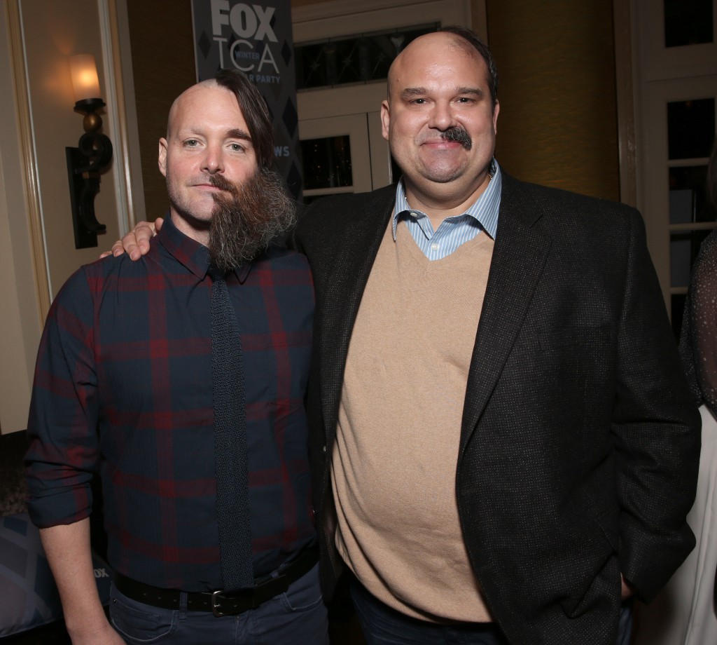 PASADENA, CA - JANUARY 15: Will Forte and Mel Rodriguez attend the 2016 Winter TCA Tour FOX All Star Party at The Langham Huntington Hotel and Spa on January 15, 2016 in Pasadena, California. (Photo by Todd Williamson/Getty Images)
